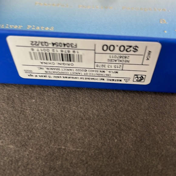 P initial pendant silver 16 inch necklace - Picture 2 of 3